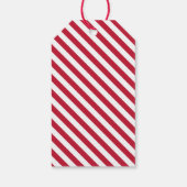 Kerstman Pepermunt Persoonlijke Kerstmis Cadeaulabel (Achterkant)