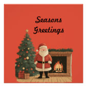 kerstman perfect poster (Voorkant)