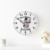 kerstman persoonlijk grote klok (Huis)