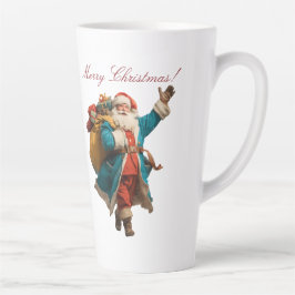 Kerstman Persoonlijk Kerstontwerp Latte Mok