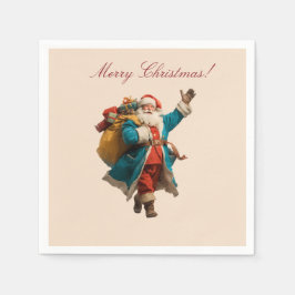 Kerstman-persoonlijk Kerstontwerp Servet