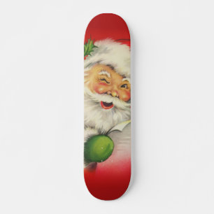 kerstman persoonlijk skateboard