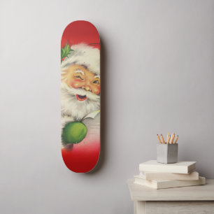 kerstman persoonlijk skateboard