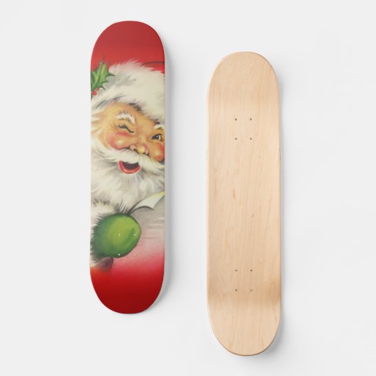  kerstman persoonlijk skateboard (Voorkant)