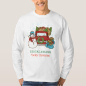 kerstman persoonlijke familie afgestemd op t-shirt (Voorkant)