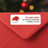 Kerstman Pet Kerstvakantie Etiket