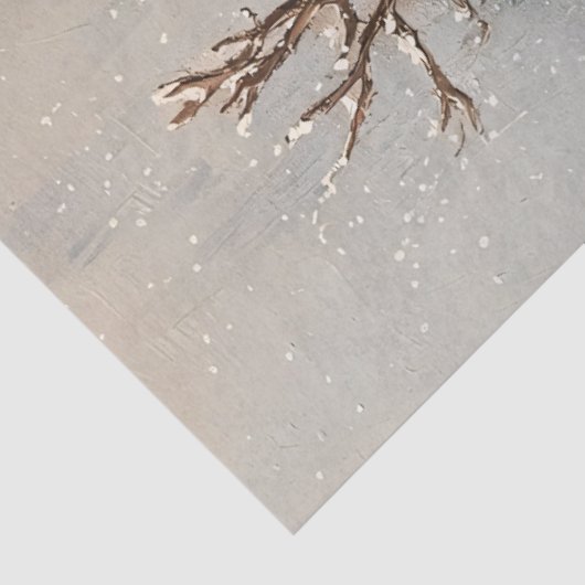  Kerstman Petting Een Rendier Decoupage Tissuepapier (Detail)