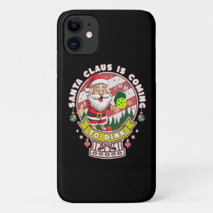 Kerstman Pickleball Kerstmis, Grappige Kerstman  Case-Mate iPhone Case