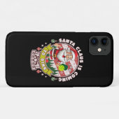 Kerstman Pickleball Kerstmis, Grappige Kerstman Case-Mate iPhone Case (Achterkant (horizontaal))
