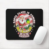 Kerstman Pickleball Kerstmis, Grappige Kerstman  Muismat (Met muis)