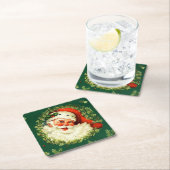 Kerstman, pijnboomkreeft, heilige kerst Kartonnen Onderzetters (Insitu)