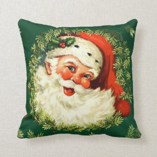 Kerstman, pijnboomkreeft, heilige kerst Kussen