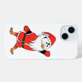 Kerstman Pinguïn Klaar voor Kerstmis Case-Mate iPhone Case (Achterkant (horizontaal))