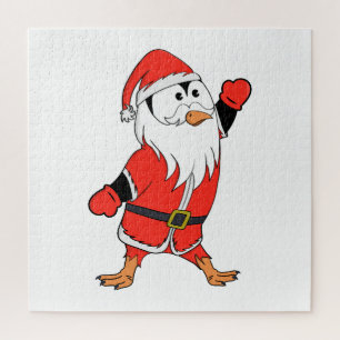 Kerstman Pinguïn Klaar voor Kerstmis Legpuzzel