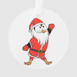 Kerstman Pinguïn Klaar voor Kerstmis Ornament