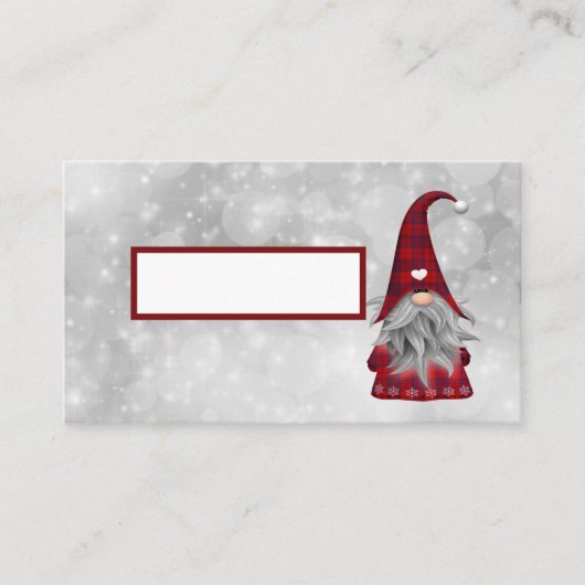 Kerstman Plaatskaartje (Voorkant)