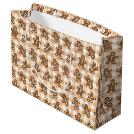 Kerstman Plaid Patroon Groot Cadeauzakje