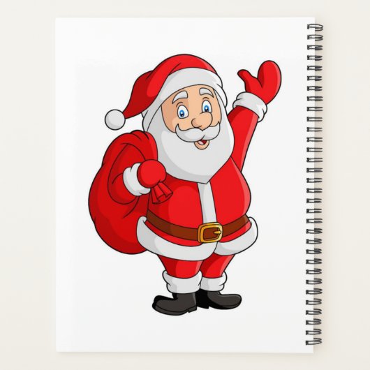 Kerstman planner (Achterkant)