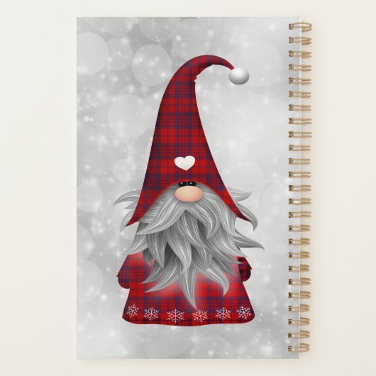 Kerstman planner (Achterkant)