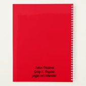 "KERSTMAN" PLANNER 2025 (Achterkant)