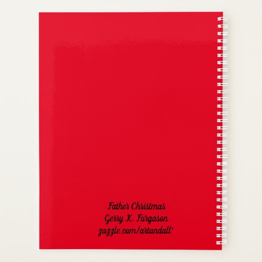 "KERSTMAN" PLANNER 2025 (Achterkant)