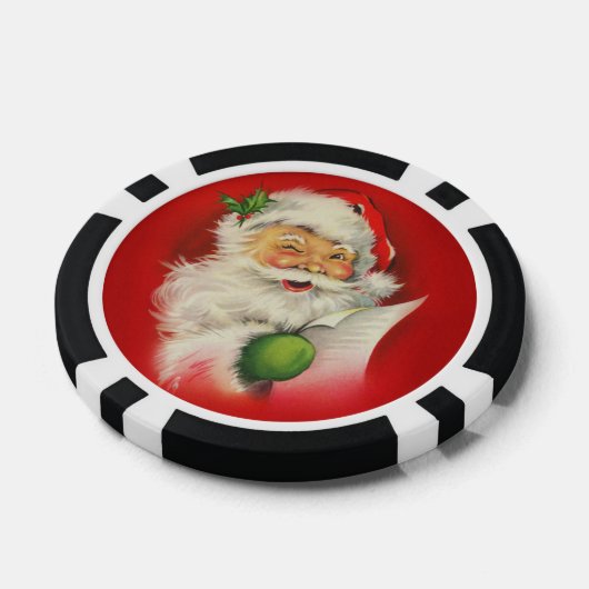  kerstman pokerchips (Enkel)