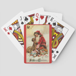 kerstman pokerkaarten