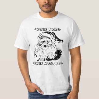 kerstman Portret Shaking Finger T-shirt