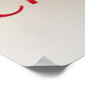 Kerstman Poster (Hoek)