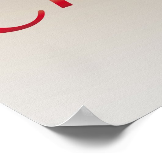 Kerstman Poster (Hoek)