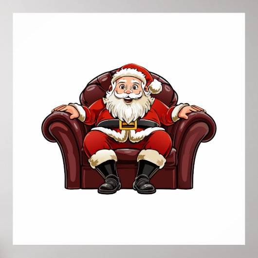 Kerstman Poster (Voorkant)