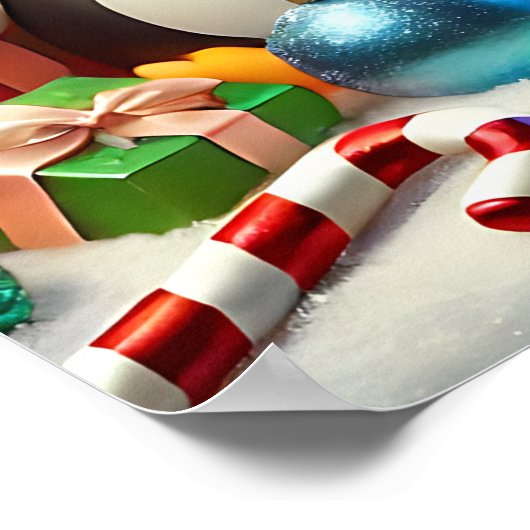 Kerstman Poster (Hoek)