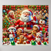 Kerstman Poster (Voorkant)