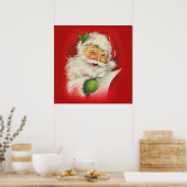 kerstman poster (Keuken)
