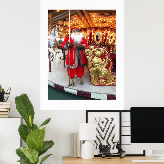 kerstman poster (Thuiskantoor)