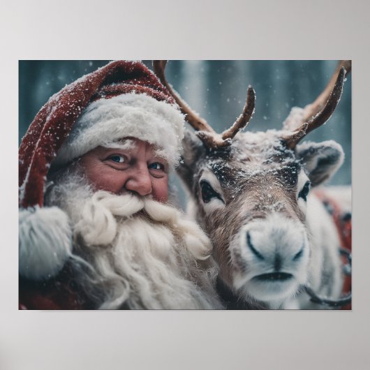 kerstman poster (Voorkant)