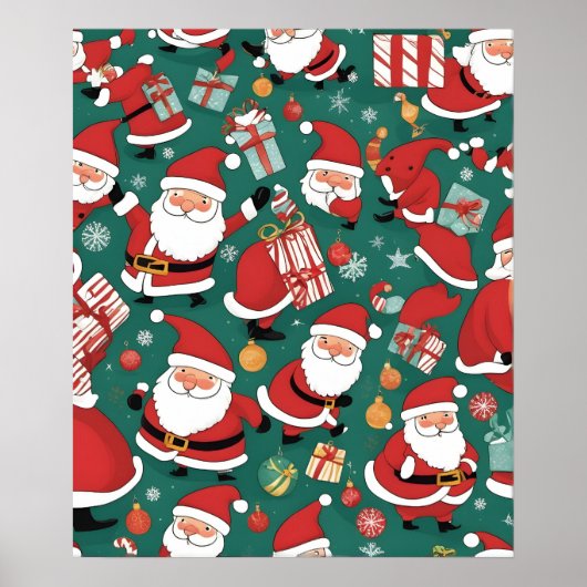 Kerstman Poster (Voorkant)
