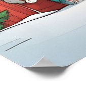 Kerstman Poster (Hoek)