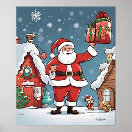 Kerstman Poster (Voorkant)