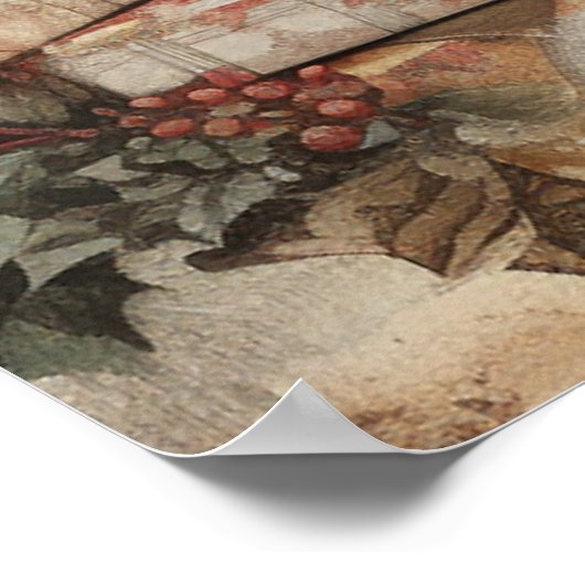 kerstman poster (Hoek)