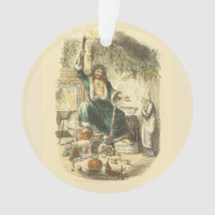 Kerstman presenteert Scrooge Ornament