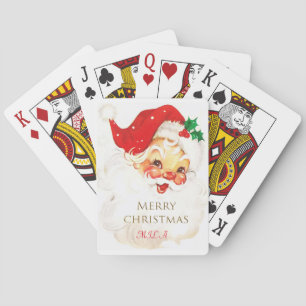 Kerstman, pretkerst pokerkaarten