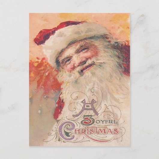 Kerstman Prettig Kerstfeest Feestdagenkaart (Voorkant)