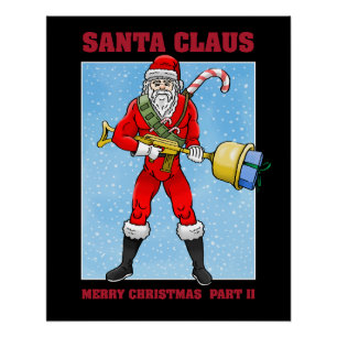 Kerstman Prettig Kerstfeest Perfect Poster