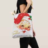 Kerstman Prettig Kerstfeest Tote Bag (Dichtbij)