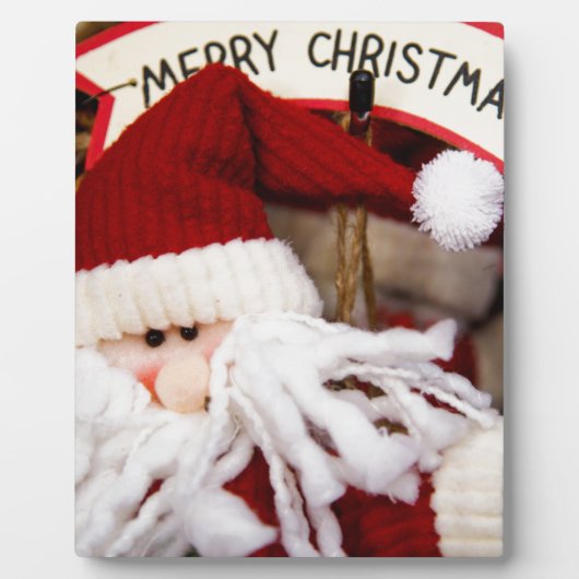 KERSTMAN PRETTIGE FEESTDAGEN FOTOPLAAT (Voorkant)