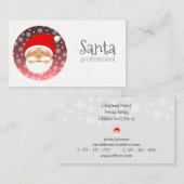 Kerstman Professioneel Visitekaartje (Voorkant / Achterkant)