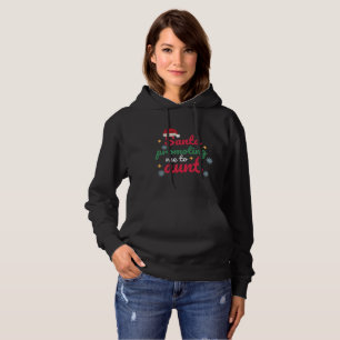 Kerstman Promoot me naar tante, tante Claus Kerstm Hoodie