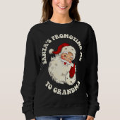  kerstman promoot me tot oma kerst trui (Voorkant)