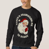 kerstman promoot me tot papa kerst trui (Voorkant)